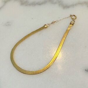Hey Harper Nassau Bracelet 3mm, custom extender is made of 10kt gold